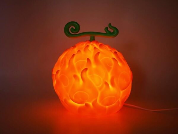 One Piece Flame Fruit Lamp 20cm