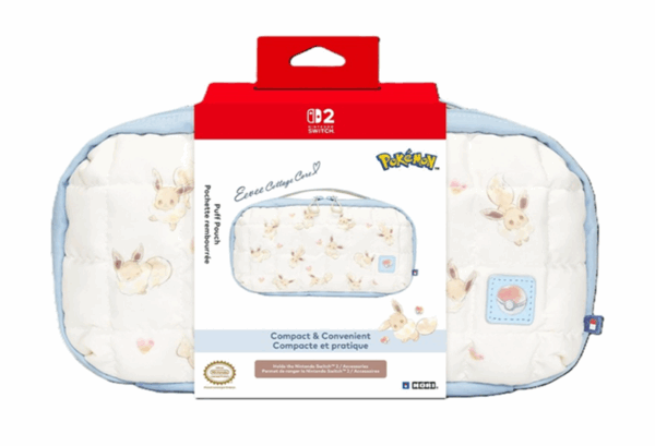 Nintendo Switch 2 Pokemon Eevee Cottage Core Puff Pouch