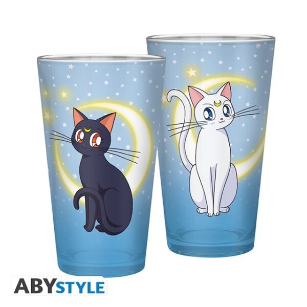 Sailor Moon Luna & Artemis XXL Glass 400ml