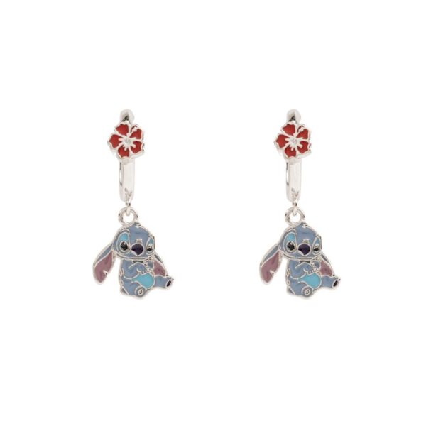 Disney Stitch Pair of Pendant Earrings