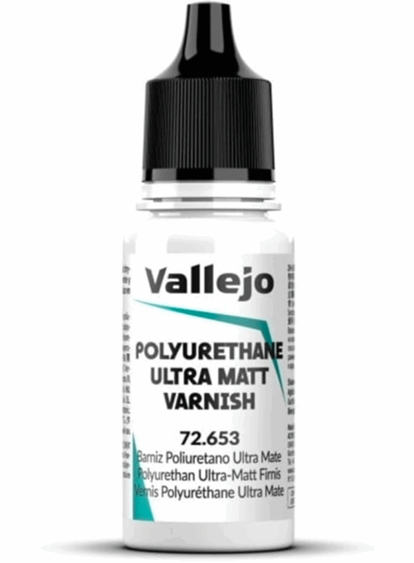 Vallejo Auxiliary Ultra Matt Polyurethane Varnish 18ml