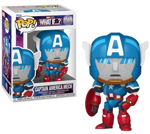 Funko POP! Marvel What If...? N° 1569 - Captain America Mech