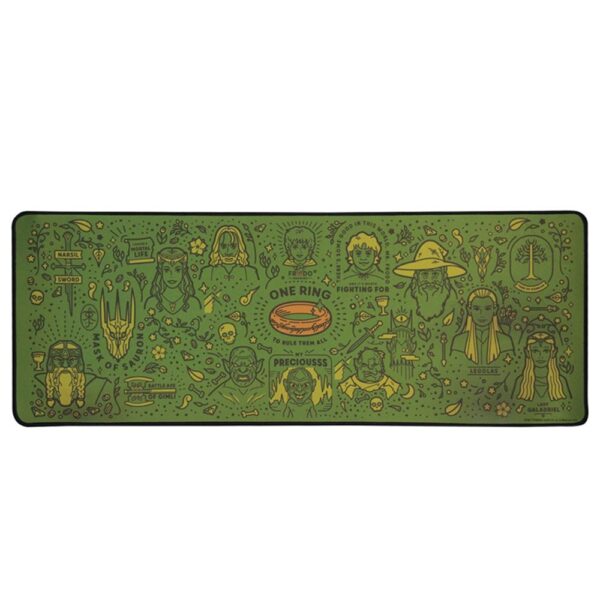 The Lord Of The Rings XL Desktop Mat + 1 Coaster