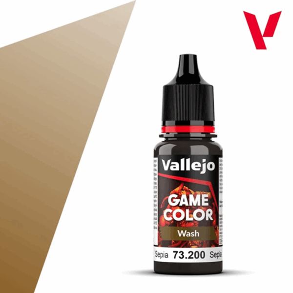 Vallejo Game Color Wash Sepia 18ml