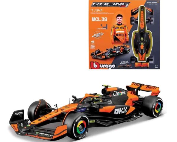 Formula 1 Mclaren MCL38 Lando Norris Model Kit 1/24