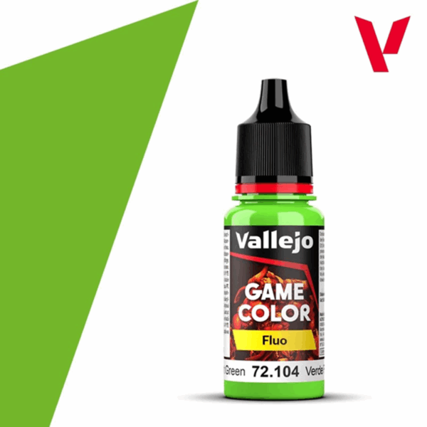 Vallejo Game Color Fluo Fluorescent Green 18ml