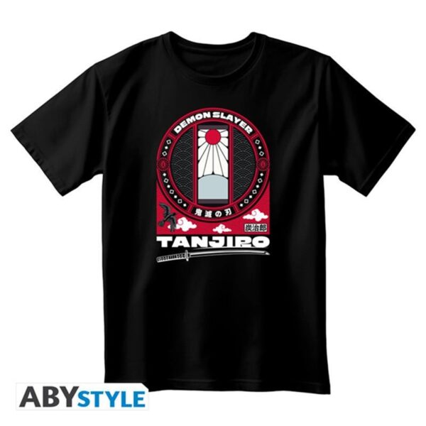 Demon Slayer Tanjiro Inspiration Black T-Shirt (L)