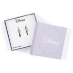 Disney Minnie Silver Plated Stone Set Hoop Earrings