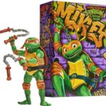 Teenage Mutant Ninja Turtles Comic Con Michelangelo Mutant Mayhem Action Figure