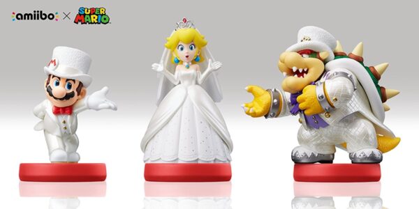 Amiibo Super Mario Odyssey Pack 3 in 1 Mario/Peach/Bowser