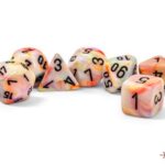 Chessex Festive Mega-Hedral Circus/Black Polyhedral 7-Die Set