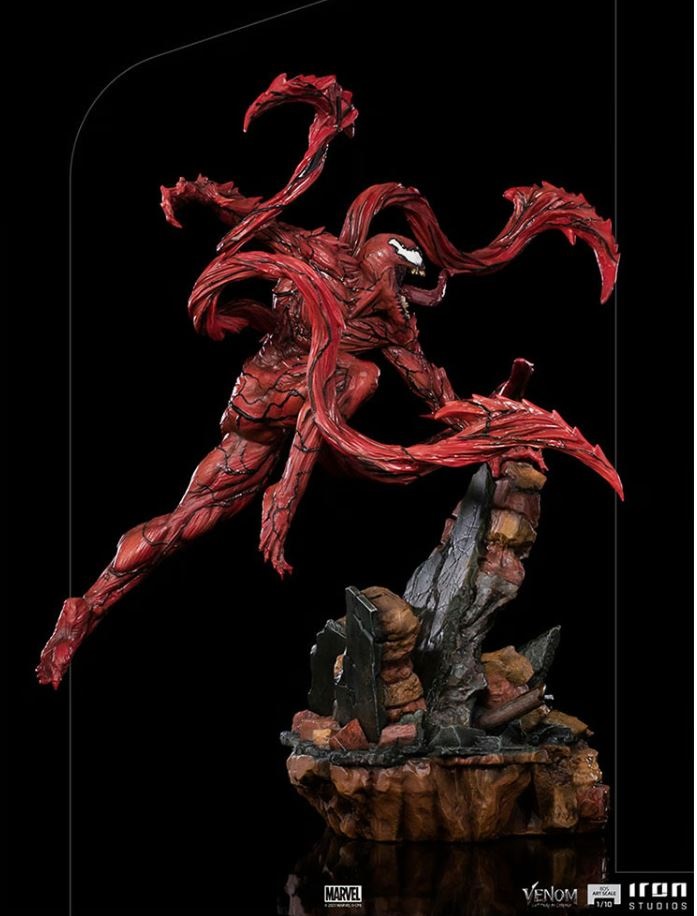 pos-0609963128655-f5bb16060640f56a7956cd63828d2a02.jpg Marvel Carnage Venom: Let There Be Carnage 1/10 BDS Art Scale Iron Studios Statue - Image 1