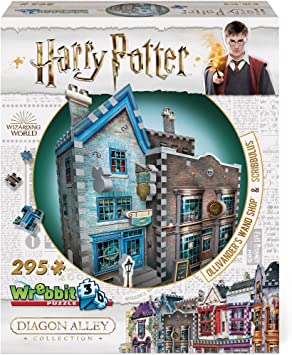 Harry Potter 3D Diagon Alley Olivander's Wand Shop Wrebbit Puzzle 295 Pieces