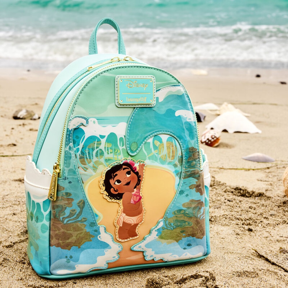 pos-0671803516403-80df8ff839f72e1d98f14e14042a4be4.jpg Disney Moana Ocean Waves Loungefly Backpack - Image 1