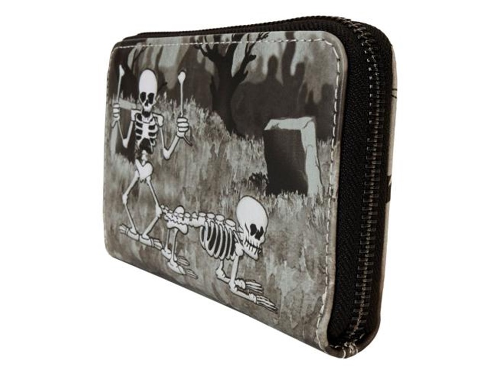 pos-0671803521018-571d38923992ddad2a0e3c1806ef9906.jpg Disney Skeleton Dance Loungefly Wallet - Image 1