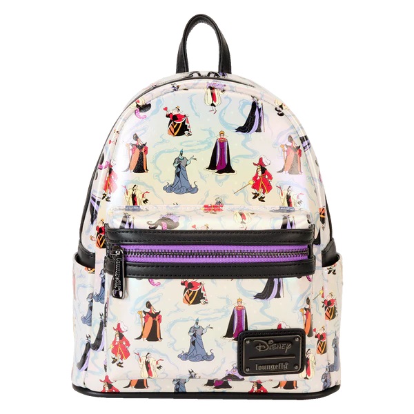 pos-0671803530072-eb41ca08097e2759688134c2af0e48b3.jpg Disney Villains Iridescent Loungefly Backpack - Image 1