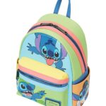 Disney Stitch Jaase Colorblock Loungefly Backpack