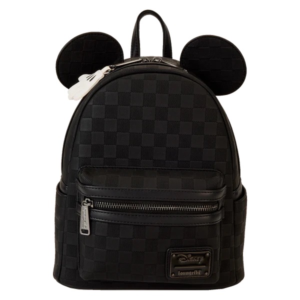pos-0671803532434-a88d43c35f0c5684302e594d8e0c0343.jpg Disney Mickey "Ear Evergreen" Loungefly Backpack - Image 1