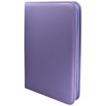 Ultra Pro Vivid Purple 9-Pocket Pro Binder Zippered