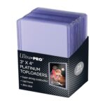 Ultra Pro Toploader 3" x 4" Ultra Clear Platinum (25 Pieces)