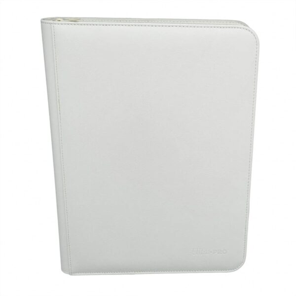 Ultra Pro Vivid White 9-Pocket Pro Binder Zippered
