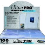 Ultra Pro Silver Series 9-Pocket Pages (100 Pages)