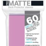 Ultra Pro Matte Pink Small Deck Protector Sleeves 60ct