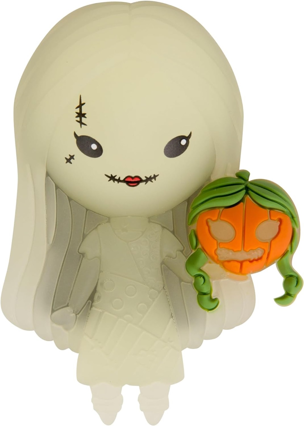 pos-077764227325-d88b60654dda516fc33955f3101b5ae4.jpg Disney Nightmare Before Christmas Sally With Pumpkin 3D Foam Collectible Magnet - Image 1