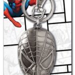 Marvel Spider-Man Head Metal Keychain
