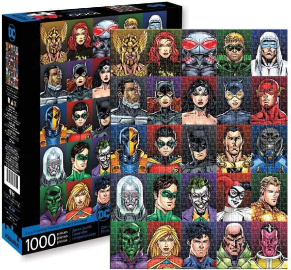 DC Comics Faces Puzzle 1000 Pieces