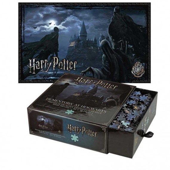 pos-0849421004590-f082e5a51329d88e1988e9bae61e0122.jpg Harry Potter Dementors at Hogwarts Noble Collection Puzzle 1000 Pieces - Image 1