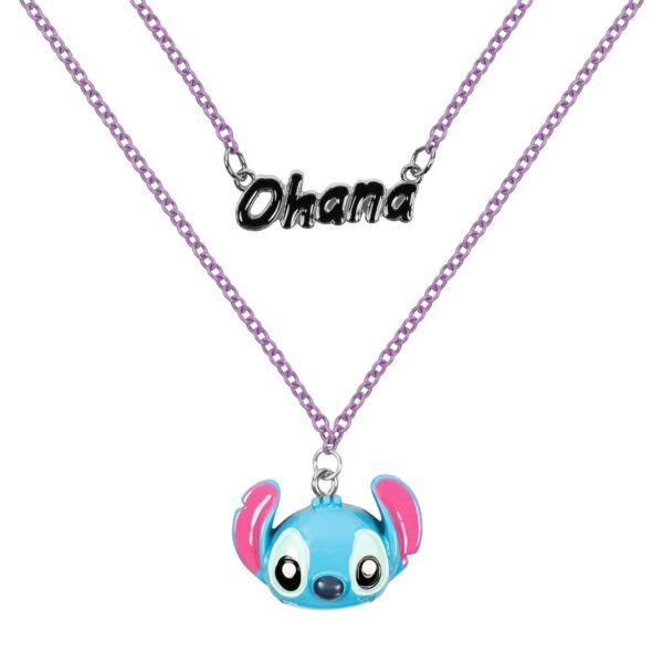 Disney Stitch Ohana Pendant Necklace