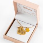 Disney Winnie The Pooh Love Necklace in Brass Plated