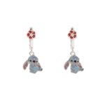 Disney Stitch Pair of Pendant Earrings
