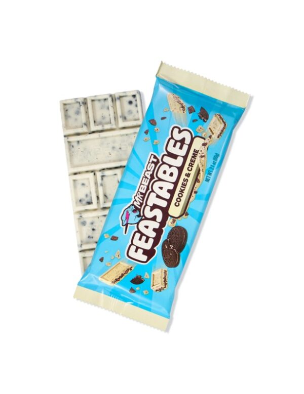 MrBeast Feastables Cookies & Creme Bar 60g