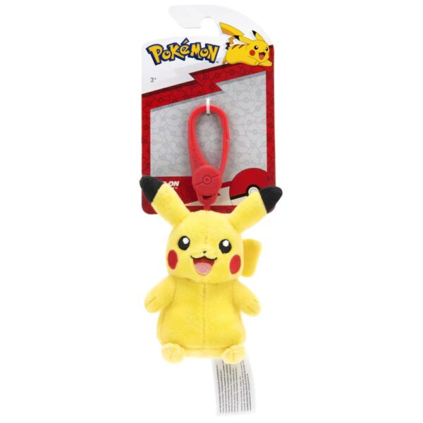 Pokemon Clip-On Plush Pikachu