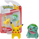 Pokemon Bulbasaur & Pikachu Battle Figure Set