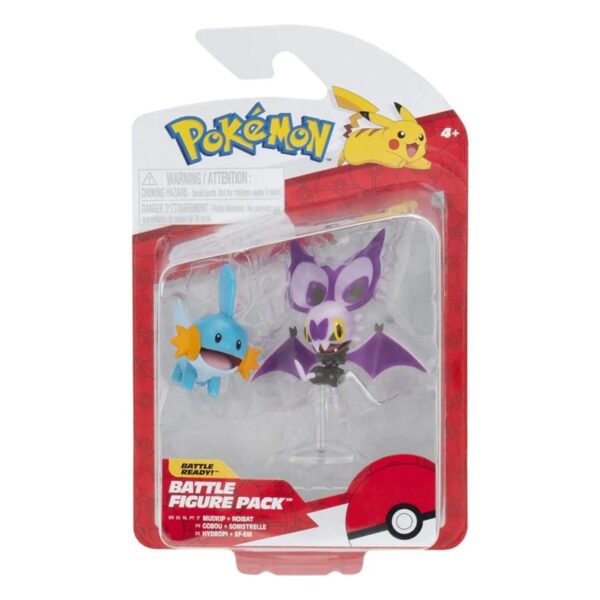 Pokemon Mudkip & Noibat Battle Figure Set