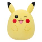Pokemon Winking Pikachu Squishmallows Soft Toy 25cm