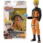 Naruto Shippuden Anime Heroes Uzumaki Naruto Bandai Figure