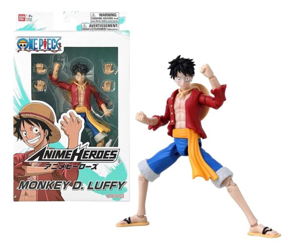One Piece Monkey D. Luffy "Refresh" Anime Heroes Bandai Figure