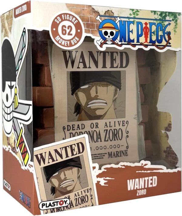 One Piece Wanted Roronoa Zoro Money Box