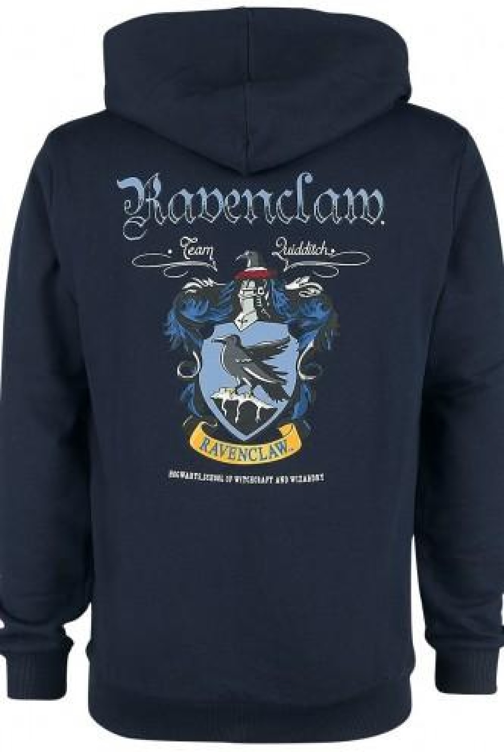 pos-3664794158674-02be23fee20781a5b57f83c481f6c49f.jpg Harry Potter Ravenclaw "Gothic Font" Men Hoodie (L) - Image 1