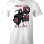 Naruto Uchiwa Itachi Men T-Shirt (L)