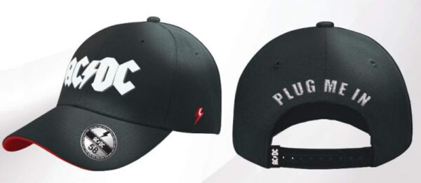 AC/DC Plug Me In "Washed" Baseball Cap