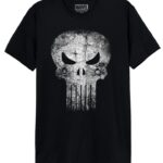 Marvel Punisher Skull Distress T-Shirt Men (S)