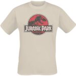 Jurassic Park Grunge Logo Jurassic T-Shirt Men (S)
