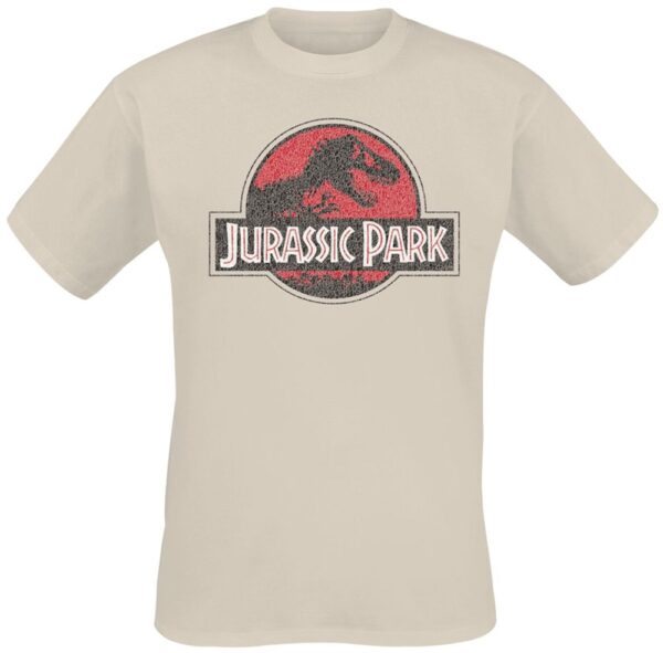 Jurassic Park Grunge Logo Jurassic T-Shirt Men (XXL)