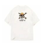 One Piece White T-Shirt (M)