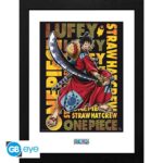 One Piece Luffy In Wano Frame 30x40cm